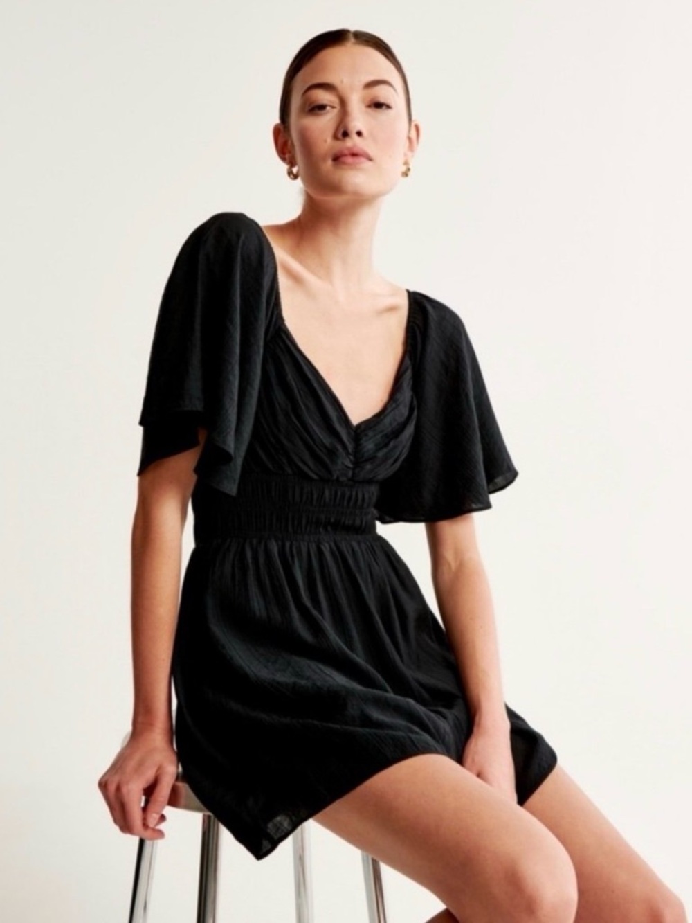 Abercrombie & Fitch Black Mini Dress